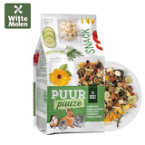 维特.魔轮田园仓鼠粮花枝鼠沙鼠金丝熊通用粮食进口天然 零食素什锦700g