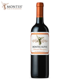 MONTES智利进口红酒 蒙特斯欧法系列葡萄酒750ml 欧法赤霞珠单支