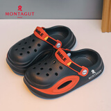 梦特娇儿童洞洞鞋夏季新款男童防滑凉拖鞋外穿中大童室内女童软底沙滩鞋
