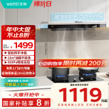 华帝（VATTI）国家政府补贴20% 欧式顶吸家用吸油烟机小尺寸齐平橱柜22风量大吸力脱排抽油烟机一级能效 i11176T