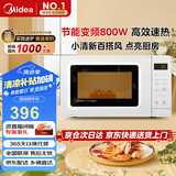 美的（Midea）变频小清新微波炉 液晶屏幕 磨砂面板 小型20L家用 匠心工艺（PM2002）