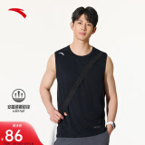 安踏速干背心丨男子透气夏季健身衣无袖冰丝篮球训练坎肩运动上衣