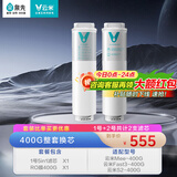 云米云米（VIOMI） 升级款云米净水器滤芯适配机型S2、Fast3、X2、Quick5、MeePlus、澎湃/Fast 1000G 400G整套换芯（5in1+RO膜）