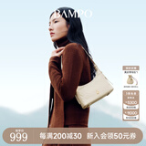 半坡饰族（bampo）金元包 头层牛皮HOBO包小包2025新款质感软皮斜挎腋下包单肩包 茯苓白112