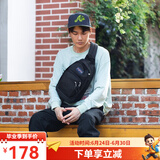 JANSPORT杰斯伯斜挎包男女休闲时尚单肩包潮牌ins风47LS 7R1 黑色