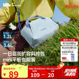 蕉下（beneunder）斜挎包包女包单肩包托特包迷你通勤包旅游轻便逛街小包礼物女生蓝