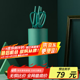 炊大皇 刀具套装 厨房锋利刀具5件套 切片刀切菜刀祖母绿