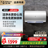 史密斯（A.O.SMITH）佳尼特60升国家补贴电热水器 金圭内胆包8年 双棒分离速热 免更换镁棒 CTE-60JC1