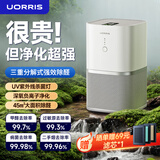 UORRIS德国欧瑞氏 空气净化器除甲醛新房急入住去烟味专业家用桌面小型卧室除苯除异味除尘净化空气宠物 【旗舰全效净化】99%强效除醛丨UV紫外线杀菌 【三重滤芯】除醛分解变色丨除敏灭菌丨除异味烟味