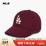 MLB帽子男女软顶棒球帽虞书欣明星同款运动鸭舌帽3ACP6601N-07RDS-F