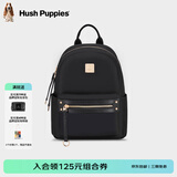 暇步士（Hush Puppies）背包女士双肩包时尚大容量书包通勤出差电脑包旅游轻便休闲旅行包 黑色HA-1472503W-5720