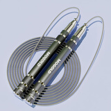 MOGOLD成人健身跳绳室内有氧锻炼运动绳提速竞速塑形减肥锻炼器材可调节