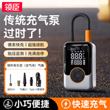 领臣（LINGCHEN）汽车充气泵无线车载电动打气泵轮胎车用充气宝便携自动测胎压