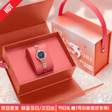 马克华菲（FAIRWHALE）满天星手表女士十大品牌小表盘国表防水腕表节日生日礼物考试专用