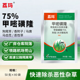 荔玛75%甲嘧磺隆除草剂烂根除杂草三年荒地公路铁路机场停车场不长草
