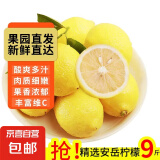 京喜加【特价专享】安岳黄柠檬10斤装单果60-110g 泡水喝 清香 优力克黄柠檬双粒