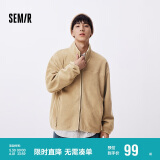 森马（Semir）张新成同款夹克男冬抗静电外套摇粒绒情侣上衣109724108203