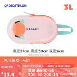 迪卡侬游泳健身洗漱包收纳袋透明NABD2934540日落映像 3L均码