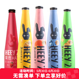 黑色兔子国产精酿啤酒组合小麦白啤莱宝魔督黑色兔子水果味酒女士酒果啤 5口味莱宝兔子 307mL 5瓶 组合装
