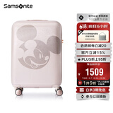 新秀丽（Samsonite）行李箱29英寸拉杆箱迪士尼米奇扩容旅行箱AF9米色托运密码箱