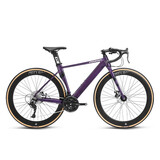 飛鸽公路自行车700C铝合金补土车架27速男女成人学生城市跑车魅力紫