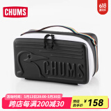 CHUMS洽洽鸟硬壳包户外收纳包露营野营多功能休闲相机镜头手提包带隔板 M码-黑色CH62-1823-K001 OS（不带肩带）