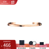 丹尼尔惠灵顿（DanielWellington）dw手镯 情侣款开口可调节经典简约时尚手环饰品 生日礼物送女友 玫瑰金【大号180mm】DW00400001