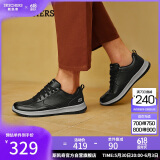斯凯奇（Skechers）男鞋夏季商务皮鞋舒适板鞋透气软底轻便休闲鞋户外工作鞋210835