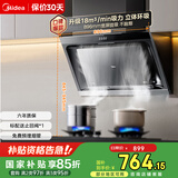 美的（Midea）抽吸排油烟机 家用侧吸式吸油烟机 排烟机 厨房脱排烟机CXW-200-J30家电国家补贴立减15%