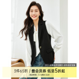 梵希蔓马甲西装外套女外穿小坎肩2025年春秋装叠穿马夹 V8227 黑色 S