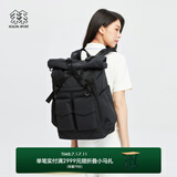 KOLON SPORT/可隆背包 男女同款户外露营多功能收纳运动休闲双肩包 LUBP4MT001-BK 黑色 XXX