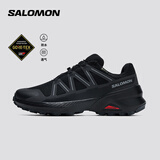 萨洛蒙（Salomon）男款 城市轻户外防水透气贴合竞速越野跑鞋 SPEEDCROSS PEAK GTX 黑色 478538 42 (UK8丨 42)