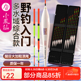 小凤仙纳米浮漂套装高灵敏鱼漂套装加粗尾醒目标带漂盒套装鲢鳙鲫鲤鱼漂 3支【浅水鲫鲤套装】 单盒装【不接受备注换号】