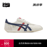 Onitsuka Tiger鬼塚虎男鞋 慢跑鞋透气轻便男女款运动休闲鞋RUNSPARK 白色/藏青色(1183B480-107) 39.5