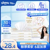 舒洁（Kleenex）抽纸牛乳纸6层20抽*8包纸巾乳霜纸婴儿纸巾卫生纸云柔巾纸抽