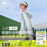 蕉下（beneunder）防晒服女黑胶透气凉感户外防紫外线外套AS10024银河灰L