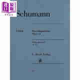 预售 HN873 Schumann String Quartets op41 进口艺术 舒曼 弦乐四重奏op41 两支小提琴中提琴大提琴 分谱