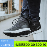 迪卡侬（DECATHLON）登山鞋男户外防水徒步鞋棉鞋保暖东北冬季雪地鞋雪地靴SH500 黑色-男款 44