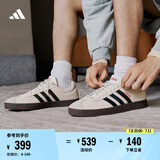 adidas T头鞋 VL COURT复古板鞋德训鞋男女阿迪达斯轻运动   灰色/黑色/红色   36