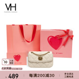 VANESSA HOGAN VH女包茵然软包系列太阳神斜挎包菱格链条单肩包送女友520礼物