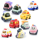 爱奇天使儿童玩具车惯性仿真小汽车男女小孩婴儿宝宝玩具幼儿园1-3-6岁 汽车10款(4声光3卡通3仿真)