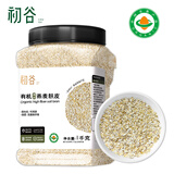 初谷有机燕麦麸皮1000g罐装无添加蔗糖 即食营养早餐燕麦片