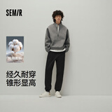 森马（Semir）【大促福袋】休闲裤男女简约百搭长裤夏季运动风潮流裤子 男-F款黑色 【基础锥形】 S