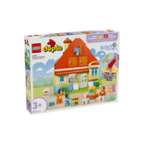 乐高（LEGO）得宝2-5岁幼儿大颗粒早教积木玩具家居饰品儿童生日礼物 10459 布鲁伊一家的欢乐住宅
