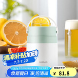 乐扣乐扣LOCK&LOCK保温桶 不锈钢便携式手提保温饭盒带餐具500ml 绿色