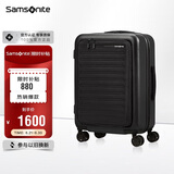 新秀丽（Samsonite）行李箱20英寸拉杆箱欧洲条纹旅行箱商务前开口登机箱黑色KF1