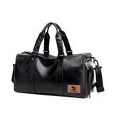 CUKOLR旅行包男干湿分离健身包女运动手提包短途出差行李包斜挎包 黑色 大号