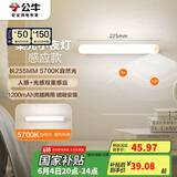 公牛（BULL）LED酷毙灯MC-A003D-DD床头衣柜条形小夜灯感应款5700K长255mm
