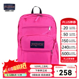 JANSPORT杰斯伯双肩包男旅行背包书包女多隔层高中大学生包 TDN70R4蜜糖粉
