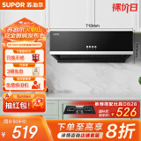 苏泊尔（SUPOR）[家电国家补贴至高20%]抽吸排油烟机家用15m³中式厨房顶吸拢烟脱排经典简易四键操作以旧换新 Z1D
